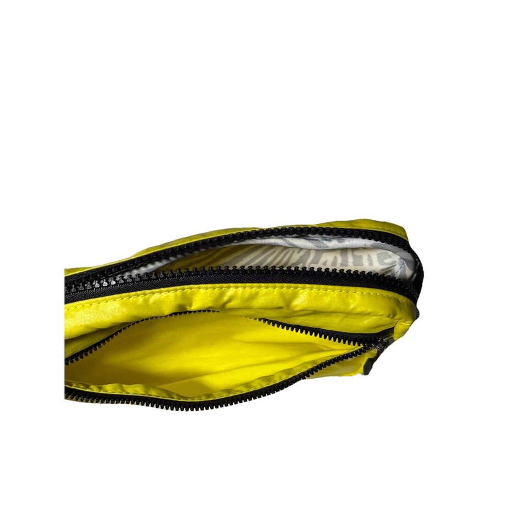 Nike Travel Pouch Bag With Outside Zipper Pocket 9”x6” Yellow Retro Sports - Picture 6 of 8